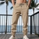 thumbnail image 1 of Ceisia Gift Men's All-Season Cargo Pants - Fashion Casual Solid Color Multi-Pocket Elastic Waist Full-Length Pants, 1 of 9