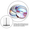 thumbnail image 2 of Plastic DVD Storage Holder Empty DVD Storage Bucket CD Storage Container, 2 of 8