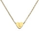 thumbnail image 1 of Collar Inicial de Corazón Uxcell para Mujeres, Cadena de Acero Inoxidable Baño de Oro de 18K, Collar Personalizado con Letra L para Regalos de Joyería para Mujeres, Tono Dorado, 1 of 6