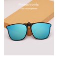 thumbnail image 2 of Gafas de sol polarizadas con clip para hombre, gafas fotocromáticas para Conductor de coche, gafas de visión nocturna, gafas antideslumbrantes, gafas cuadradas vintage Fivean unisex, 2 of 2
