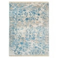 thumbnail image 2 of Rugsotic Carpets Machine Woven Crossweave, Oriental Polyester Area Rug, Ivory,Blue, 8'X10', 2 of 6