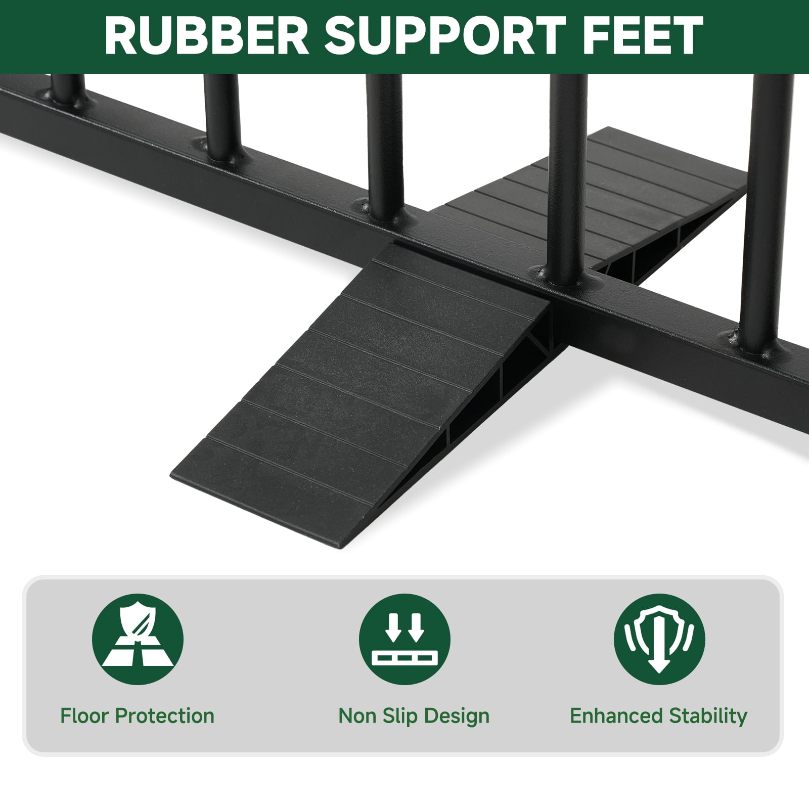 Furggis Pet Playpen, Dog Pen Foldable, Dog Exercise Fence with 2 Panels, 24"H - Black