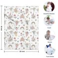 thumbnail image 4 of Fairy Princess Carriage Pattern Blanket,Comfortable Soft Flannel Throw Blanket,All Season,Warm Lightweight Blankets for Sofa Bed Couch Living Room Chair,30"x40", 4 of 4