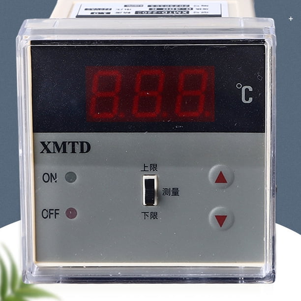 Termostato Digital, Controlador De Temperatura Digital 220VAC Control Preciso Monitoreo En Tiempo Real Para El Hogar