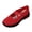 Red, variant on Rokment Womens Vintage Athletic Orthopedic Arch Support Walking Sneakers Comfortable Stretchy Solid Knit Platform Slip on Nursing Tennis Shoes