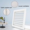 thumbnail image 6 of Hon&Guan Ventilation Exhaust Grille Wall Ceiling Air Vent Grill Ducting Cover Outlet for Heating & Cooling Vents Aluminum Alloy, 6 of 10