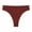 Wine, variant on cfhntfmh Thongs Underwear for Women Seamless Low Waisted Bikini Panties T-Shape Ribbed Breathable Stretch Briefs