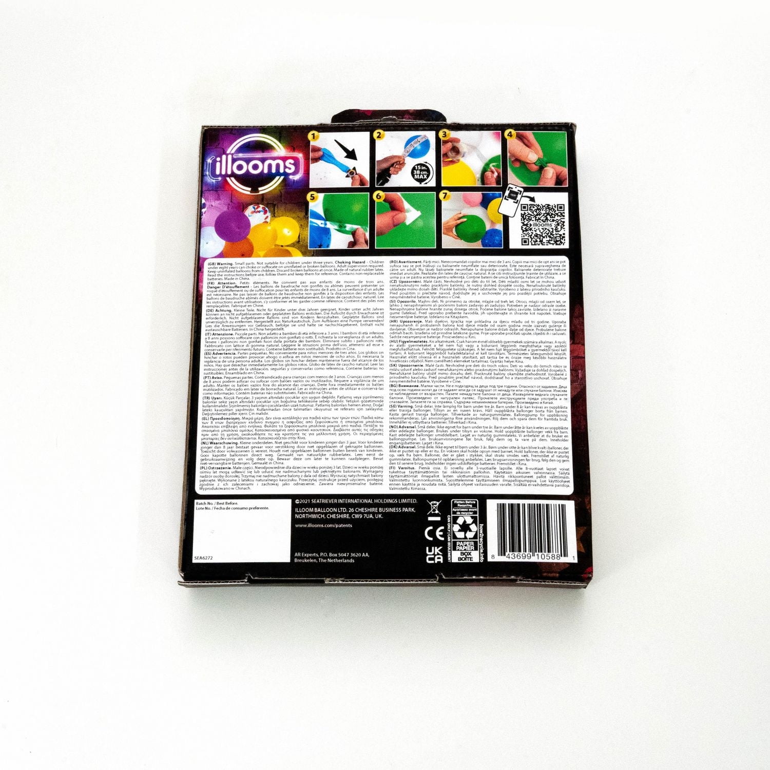 illooms Rainbow Garland 40Pk