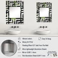 thumbnail image 4 of Designart "Spa Stone in Green for Spiritual Practice" Spiritual Stone Oversized Wall Mirror - Global Spiritual Hallway Decorative Wall Mirrors - Multiple Color Options, 4 of 6