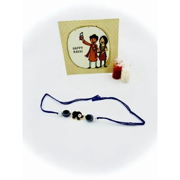 Elegant Elephant Rakhi Thread – Unique Design for Raksha Bandhan 2025