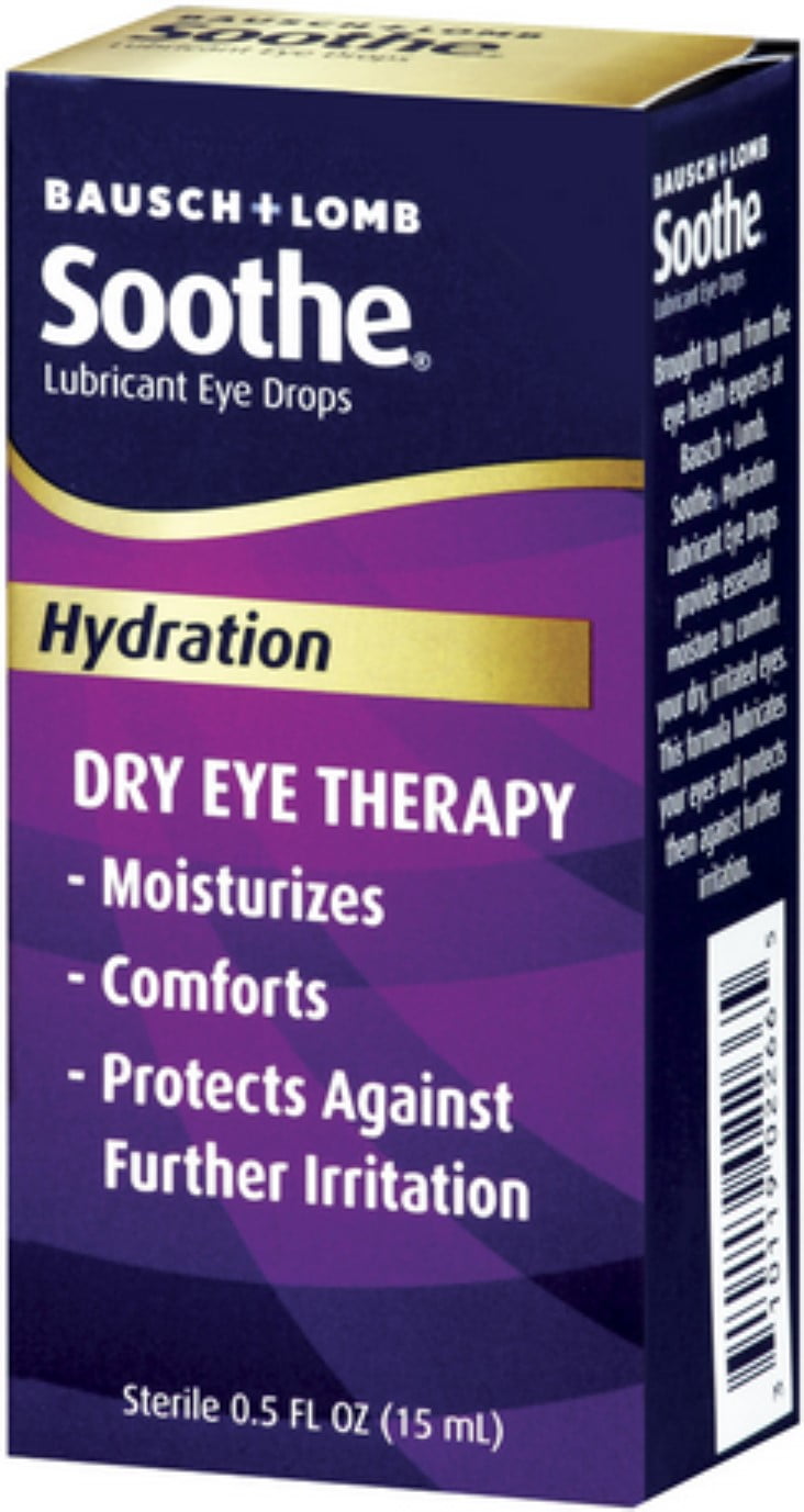 Bausch + Lomb Soothe Lubricant Eye Drops Hydration 0.50 oz Walmart