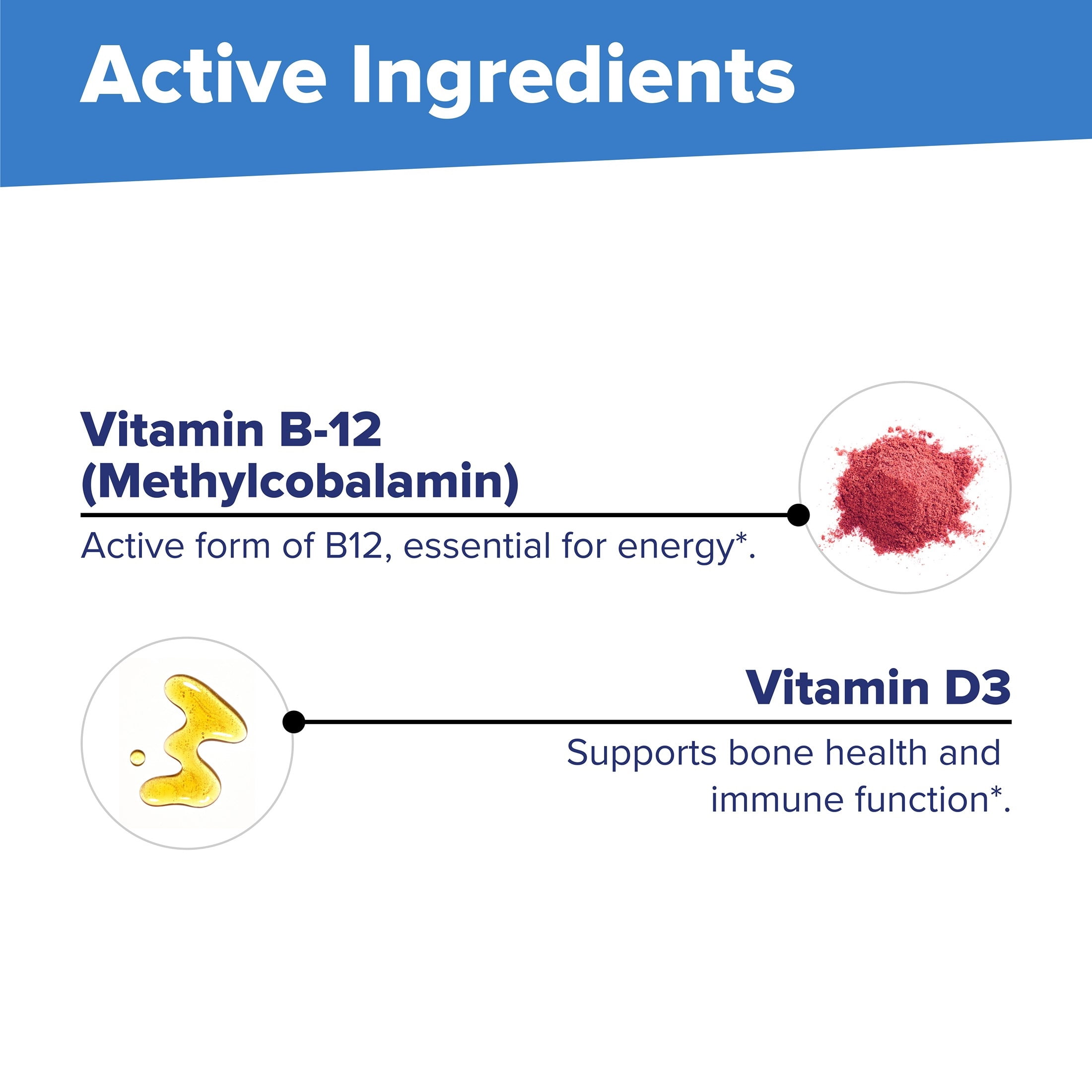 Superior Source NO SHOT Methylcobalamin B-12 5,000 mcg with D3 5,000 IU - Energy & Heart Health Supplement - Multivitamin with Vitamin D3 for Bone Support - 100 Instant Dissolve Tablets