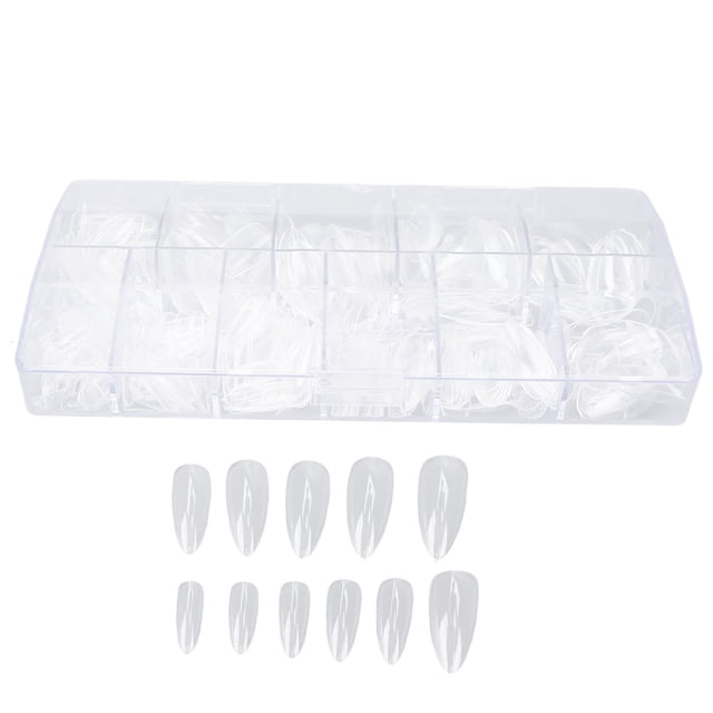 Puntas para uñas transparentes BuyWeek 500 piezas para bricolaje