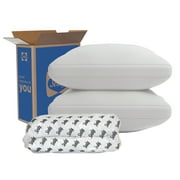 Sealy Performance Cooling Bed Pillow, Jumbo, White- Extra Firm, 2 Count