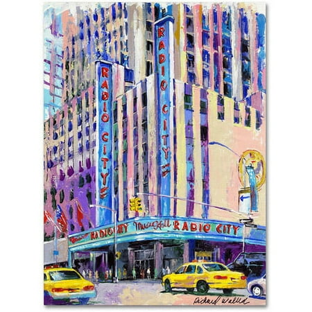 Richard Wallich 'Radio City Music Hall' Canvas Art