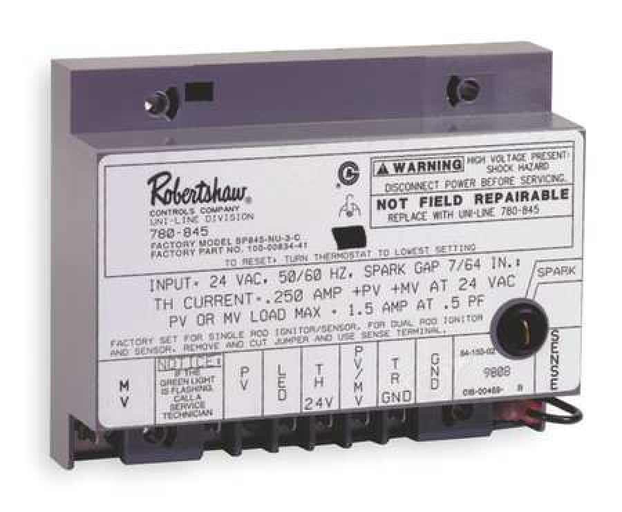 Ignition Module,Intermittent Pilot,24 V ROBERTSHAW 780845 Walmart