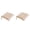 Beige, variant on 1-2PC Chair Cushions Pillow Thick Padding Plush Design, Comfortable Chair Pads for Indoor Dining Room and Kitchen Chairs, Cushion Seat for Floor Office Car Seat Dining Chair 15.7x15.7 Inch