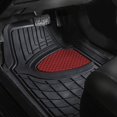 thumbnail image 2 of Premium Tall Channel Rubber Floor Mats - BURGUNDY, 2 of 6