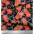 thumbnail image 3 of Soimoi Rayon Fabric Triangle & Pine Fruits Fabric Prints by Yard 42 Inch Wide, 3 of 3