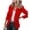 Red, variant on Dellytop Womens Casual Open Front Long Sleeve Jackets Blazer