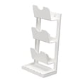 thumbnail image 3 of Soporte para tapa de olla, estante para utensilios montado en la puerta del gabinete o en la pared, fácil de limpiar para un uso fácil y Blanco de 3 niveles, 3 of 7
