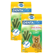 (2 Pack) Pedigree DentastixToy/Small Dental Dog Treats Fresh - 5.26 oz. Pack (21 Treats)