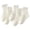 #01-White, variant on 5 Pairs Girls Cute Strawberry Flower Print Crew Socks Soft Cotton Breathable Mid-Calf Socks for Kids, for Daily Wear, School & All Season