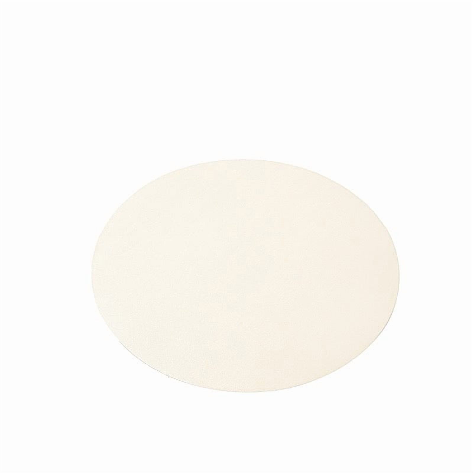 BalsaCircle 50 Round 13 in Pearl White Disposable Paper Table Placemats Party Events Decorations Supplies