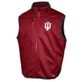 thumbnail image 2 of Men's Franchise Club Crimson Indiana Hoosiers Softshell Full-Zip Vest, 2 of 3