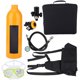 thumbnail image 1 of Equipo de buceo portátil S400+, cilindro de oxígeno para buceo, gran capacidad con válvula de respiración, color naranja, 1 of 10
