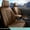 01Brown, variant on IKABEVEM Seat Covers Custom Fit Honda CR-V 2017 2018 2019 2020 2021 2022 Full Set Faux Leather(5 Seats, Beige)