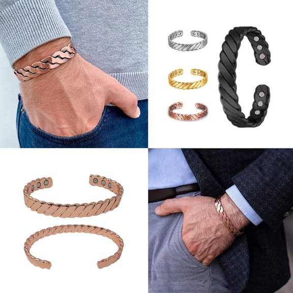 US 2-4 Pack New Magnetic Therapy Relief Arthritis Pain Carpal Tunnel Adjustable