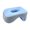 Blue, variant on deevoka Office Napping Pillow Napping Face Pillow Lightweight for Side, Back and Stomach Dark Gray