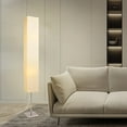 thumbnail image 7 of HonoDing 59"Modern Paper Floor Lamp, Japanese Floor Lamp with Rice Paper Lampshade, No Bulb (Square 2 Pack), 7 of 7