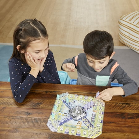 Hasbro Gaming Trouble: Bluey Edition Board Game for Kids, 2-4 Players, Race Bluey, Bingo, Bandit, or Chilli to The Finish