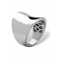 thumbnail image 2 of PalmBeach Jewelry Stainless Steel Concave Cigar Band, 2 of 5