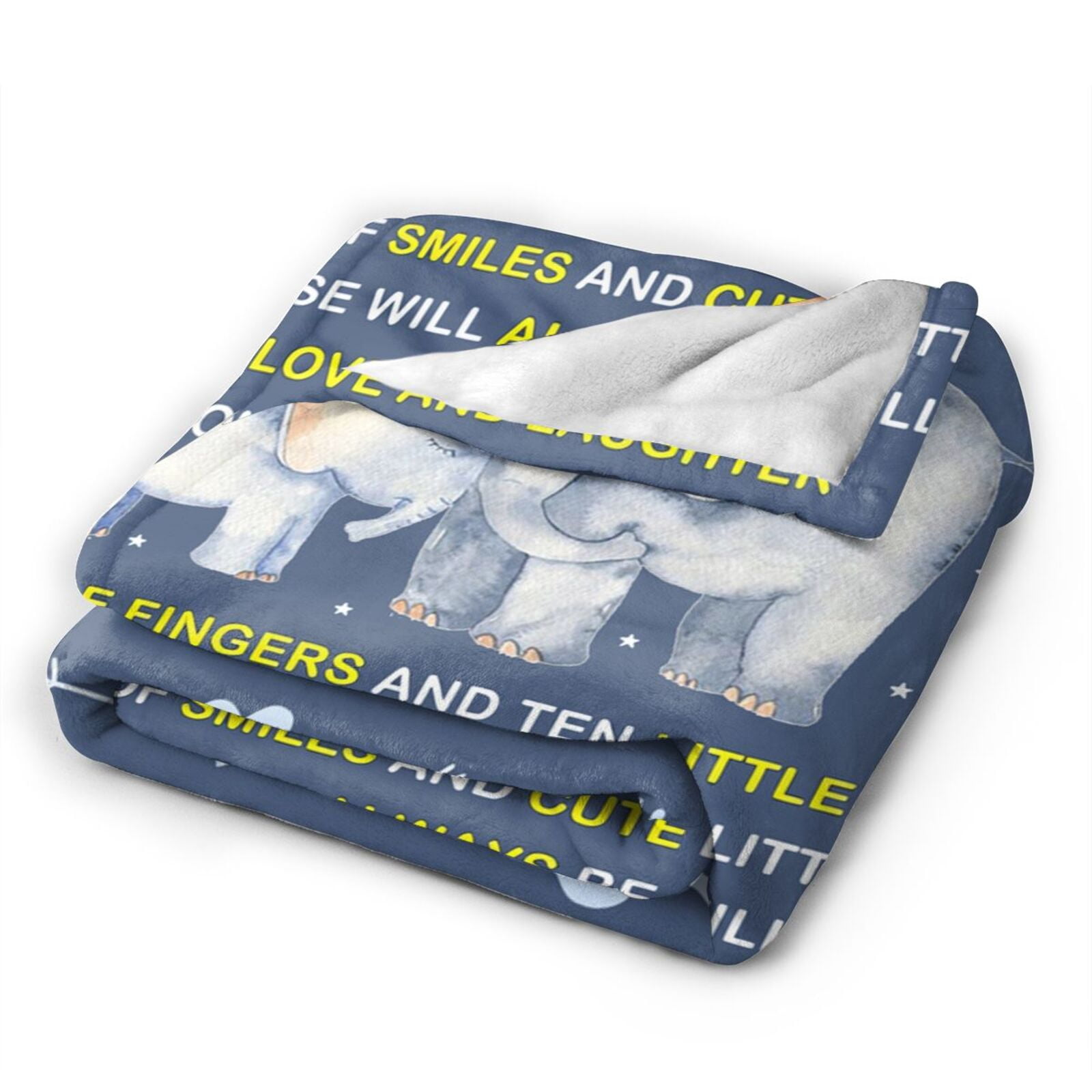Wijzvio Mom To Be Throw Blanket Soft Fuzzy Fleece Blanket For Couch Bed Living Room Decoration 60"X50"