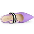 thumbnail image 4 of BLISSFUL STEP Women's Pointed Toe Slingback Pumps, 4 of 6