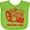 Apple Green, variant on Inktastic This is How I Roll Tractor Red Boys or Girls Baby Bib