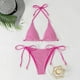 thumbnail image 4 of Trajes de Baño para Mujeres Sexy Tubo de Color Sólido Correa Superior Bikini, Traje de Baño Dividido para la Playa Y la Piscina, 4 of 9
