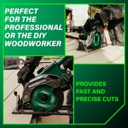 Metabo HPT 36V Cordless Circular Saw, 7-1/4-In, C3607DWA