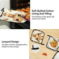 thumbnail image 4 of Cute Baby Giraffe Head 5 Pcs Kitchen Set Heat Resistant Oven Mitts and Non-Slip Pot Holders with Adjustable Cooking Apron, 4 of 6