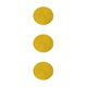 thumbnail image 4 of Manteles Individuales Matsuzay Antideslizantes Ligeros Redondos Amarillo, 4 of 6