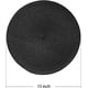 thumbnail image 2 of Round Braided Placemats 15 Inch Round Table Mats for Dining Tables Washable Woven Heat Resistant Place mats Set of 6 (Black), 2 of 5