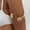 Golden 0374, variant on Women’s Starfish Arm Cuff Bracelet, Open Metal Flower Armlet for Vacation Outfits