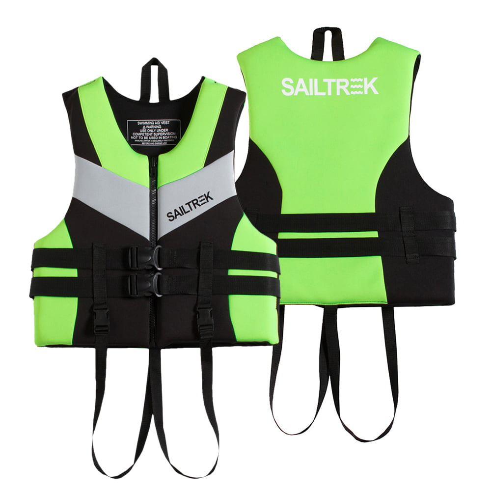 Adult Life Jacket Vest Swimming Fully Enclosed S M L XL XXL Safety Water Sports 