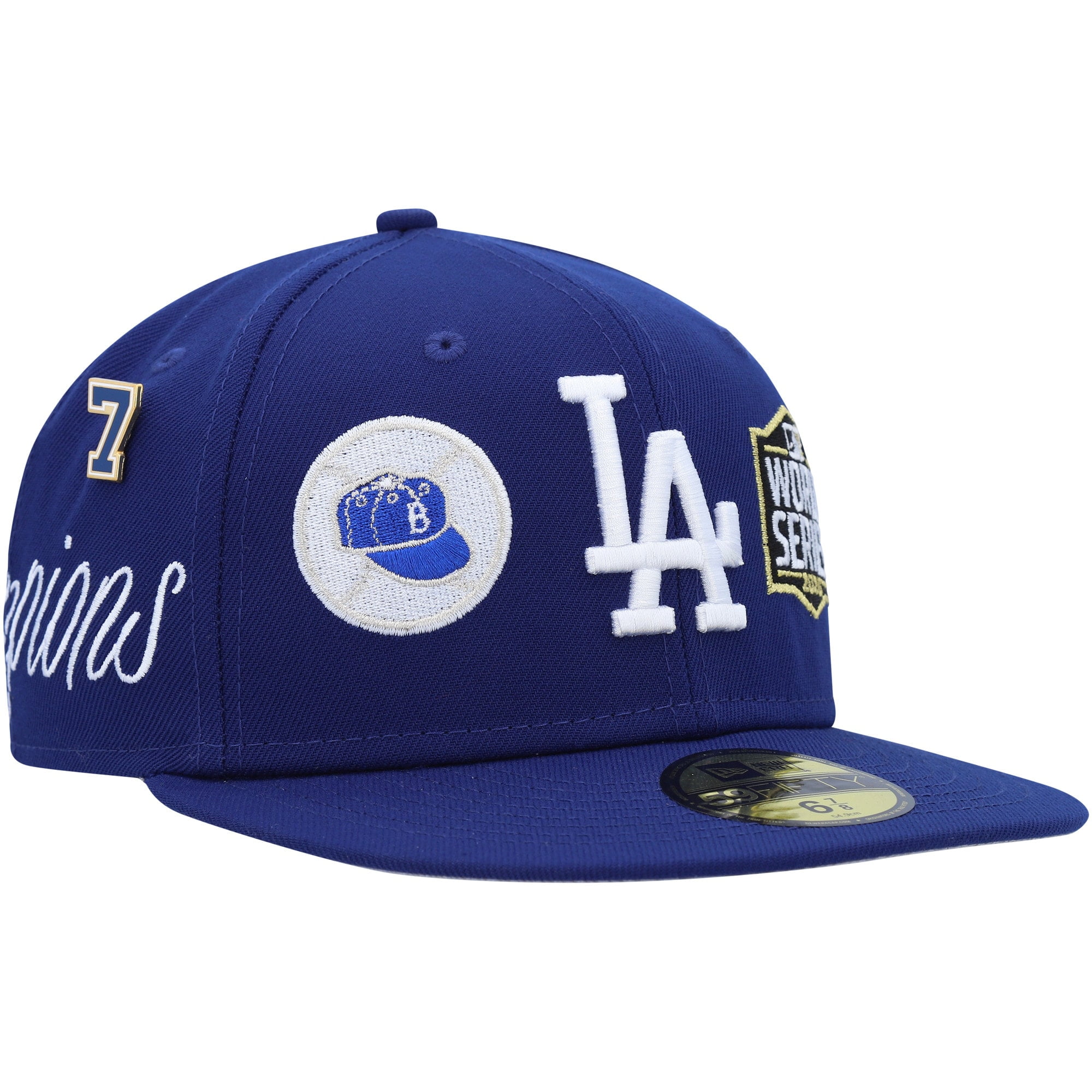 Men’s Los Angeles Dodgers Black World Series Champions 59FIFTY Fitted Hats