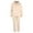 Beige, variant on Edvintorg Fall Outfits for Women Fashion Solid Long Sleeve Pullover Sweatshirt Sweatpants Jogging Suits Plus Size 2 Piece Sets