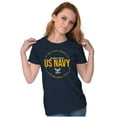 thumbnail image 3 of US Navy Logo Anchors Aweigh Est 1775 Women's T Shirt Ladies Tee Brisco Brands S, 3 of 5