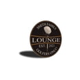 thumbnail image 3 of Golfers Lounge Only Aluminum Metal Decor Sign - 12" Round, 3 of 4